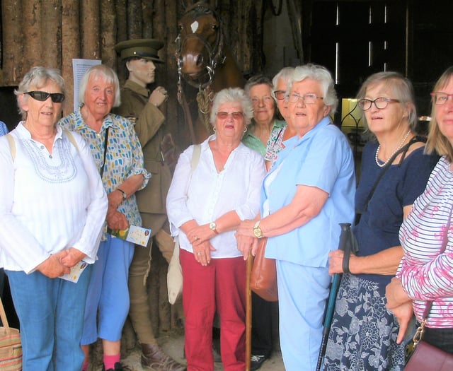 Exbourne WI visits farm that inspired Michael Morpurgo