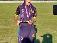 Chloe demonstrates increasing cricket prowess