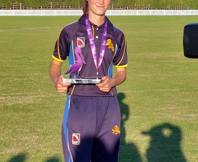 Chloe demonstrates increasing cricket prowess