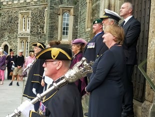 Crowds proclaim  new King Charles