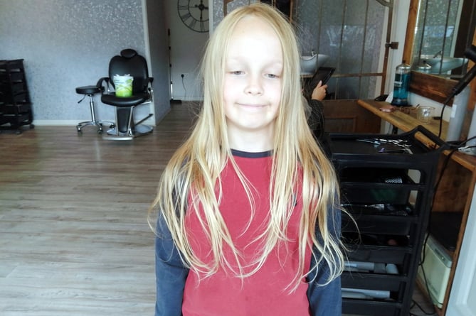 Nine year old boy from Hatherleigh braves big cut to donate hair to charity  