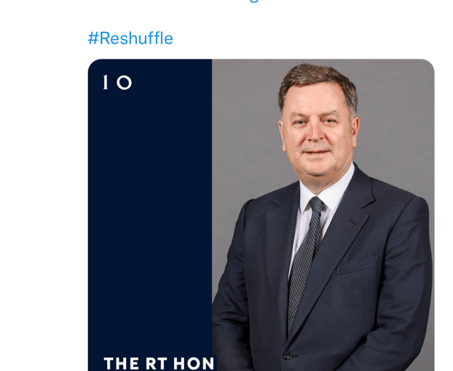Mel Stride MP appointed Secretary of State for Work and Pensions