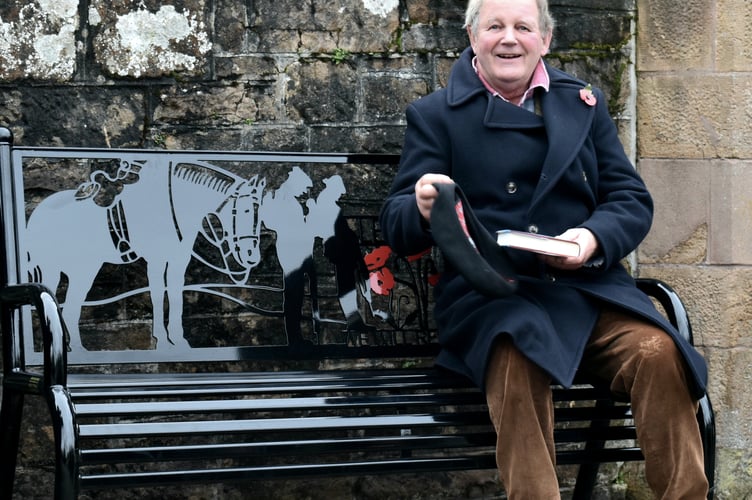 Michael Murpurgo memorial bench Hatherleigh