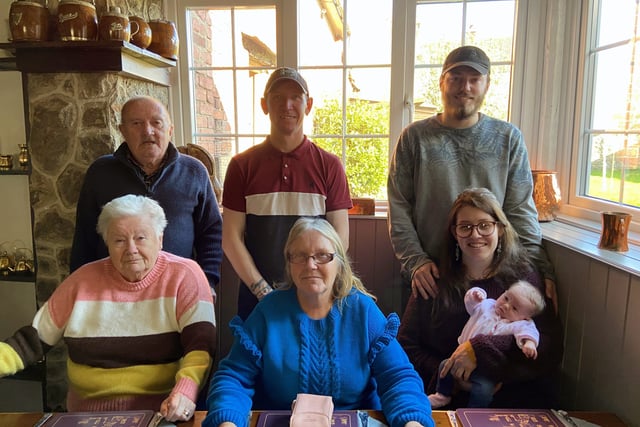 Pub hosts five generations of family
