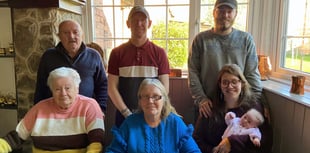 Pub hosts five generations of family