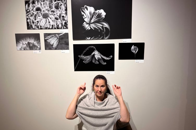 Bryony Herrod-Taylor with photo (directly above her)