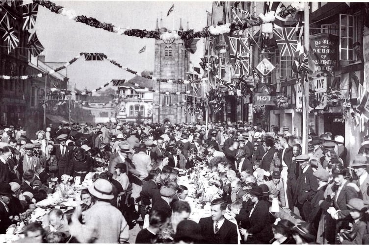 Coronation of George VI in Okehampton 