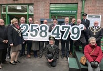 Town celebrates 250,000 journeys on anniversary of station reopening