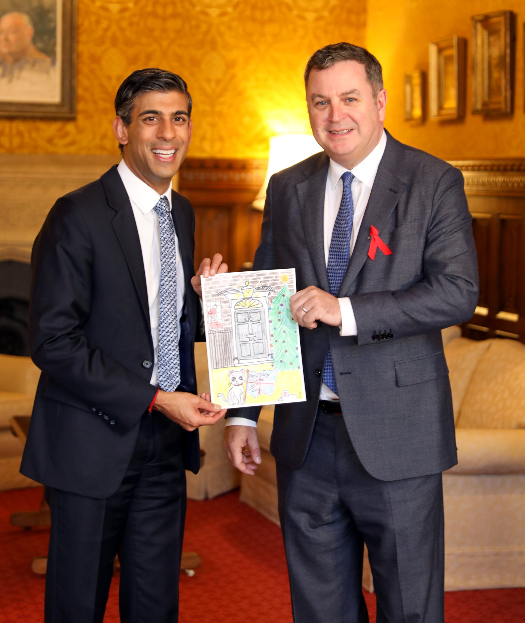 PM displays child’s card