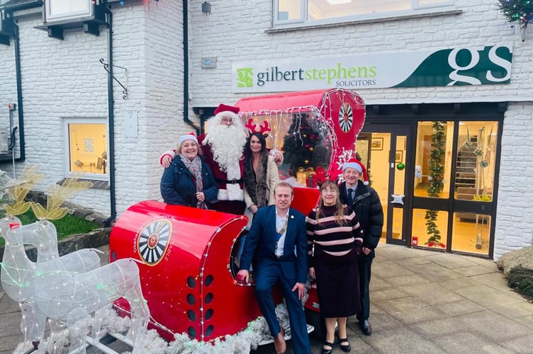 Gilbert Stephens solicitors are sponsoring the Round Table sleigh