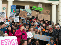 Dartmoor protest against wild camping ban