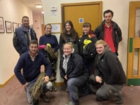 Young farmers’ tree sweep for local goats