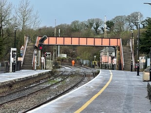 Rail services re-opened again at Crediton
