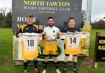 A new kit for North Tawton RFC thanks to local housing developer
