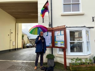 North Tawton shock after Pride flag vandalism outside council building