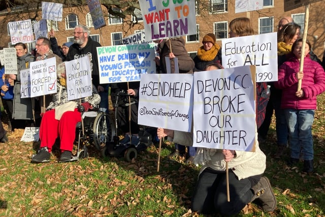 'Relentless failings' on special educational needs say protesters
