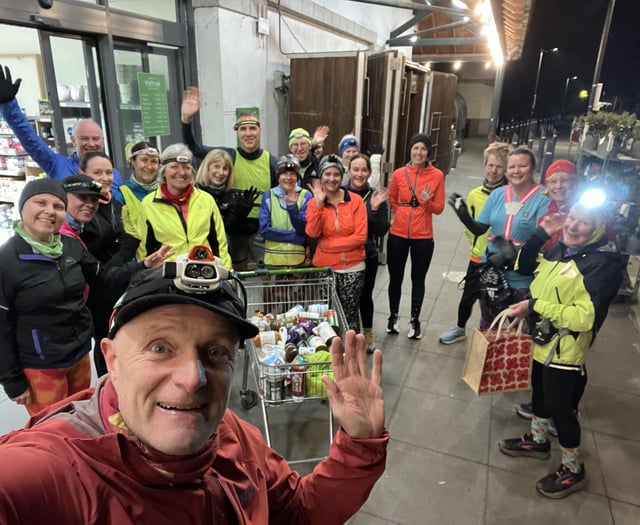 Great support for Food Bank Run