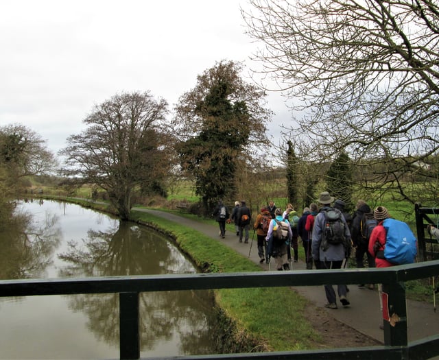 Okehampton Ramblers walk the Bude Canal