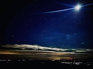 Magical skies over Dartmoor  in search for Northern Lights