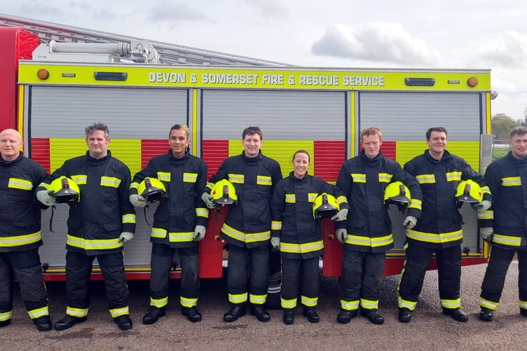 Congratulations to Devon’s new on-call firefighters.