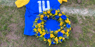 Touching memorial held for Okehampton Argyle player