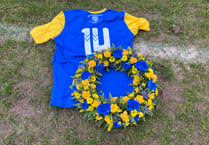 Touching memorial held for Okehampton Argyle player