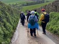 OKEHAMPTON RAMBLERS: Across Bow parish