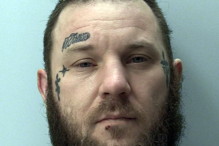 Police are appealing for information to locate 35-year-old David Heslop from Exeter, who is wanted in connection with reports of breaching a restraining order.He has links to Okehampton, Barnstaple and the Torbay area, and is described as being 5ft 8in tall and of large build.Picture: Police (April 6, 2023)