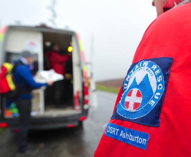 SAR Exercise with  Ashburton's  Dartmoor Search & Rescue Team