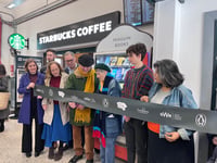 Michael Morpurgo and wife unveil new book vending machine at Exeter