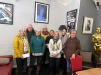 Presentation to celebrate Chagford Show winners