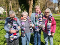 Pom poms for the Coronation