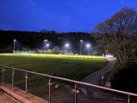 New football pitch floodlights for Okehampton Argyle