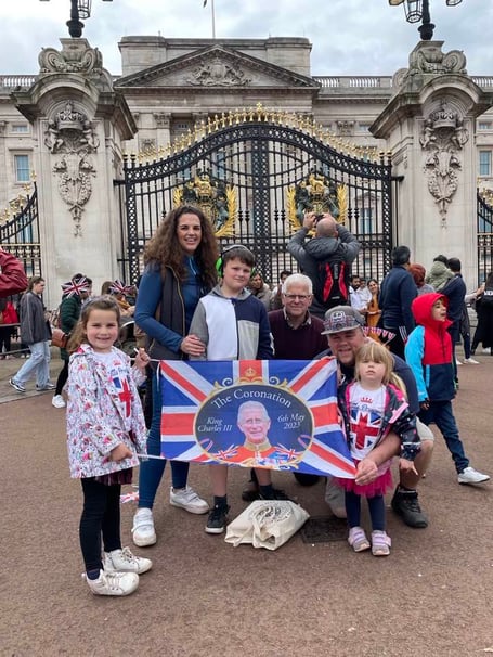 Malcolm Vallance and group from Crediton Sandford and Sampford Courtenay