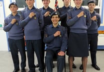 Okehampton RAF cadets complete 50-mile+ march challenge