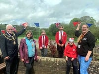 New tree for the King in Okehampton school garden
