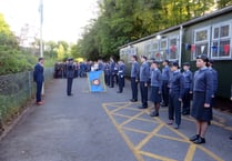 Okehampton RAF cadets renew promise to King
