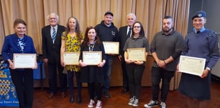 Seven Okehampton mayoral awards presented for  community work