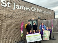 Housebuilder grant to St James for new play area