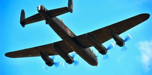 Historic aircraft over Devon today