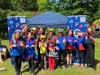 Girl guides sleep over with tigers at zoo