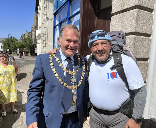 RBL chairman crosses finish line of moor trek