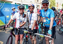 Lifton cyclists ride 100 miles for community hall