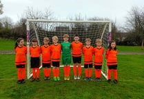 Local housebuilder sponsors Winkleigh Primary School football team