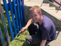 DMAT'S AWE project give Boasley Cross Primary School a lick of paint
