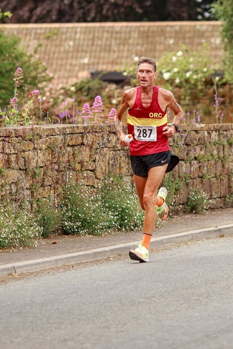Stephen Sincock at the Martock 10K

