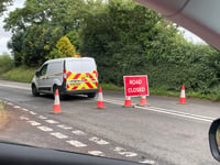 Crediton and Exeter fire crews rescued motorist from car on roof
