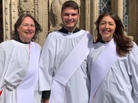 Three members of the same family ordained together at Cathedral 