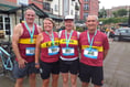 Breathless runners patrol the sunny South Coast