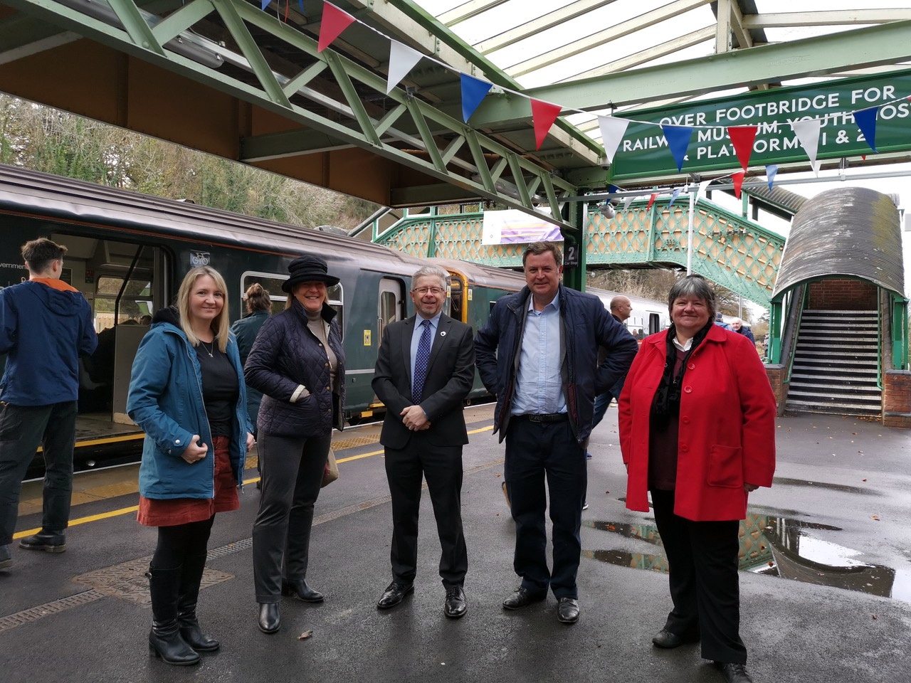MP encourages use of local rail services